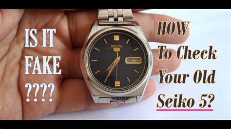 how to spot a fake seiko 5 watch|counterfeit seiko watches.